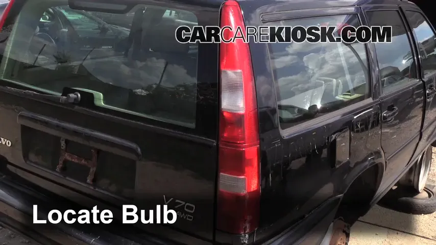 1998 Volvo V70 AWD 2.4L 5 Cyl. Turbo Lights Turn Signal - Rear (replace bulb)